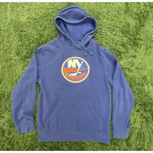 Majestic NY Islanders Hoodie Adult Small S Blue NHL Hockey Pullover Sweatshirt